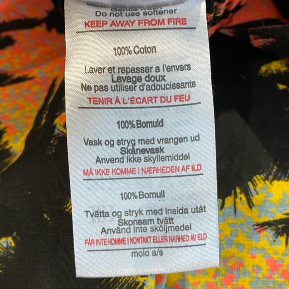 Molo Boys Alvaro Sunset Palm Shorts NWT - Picture 7 of 9